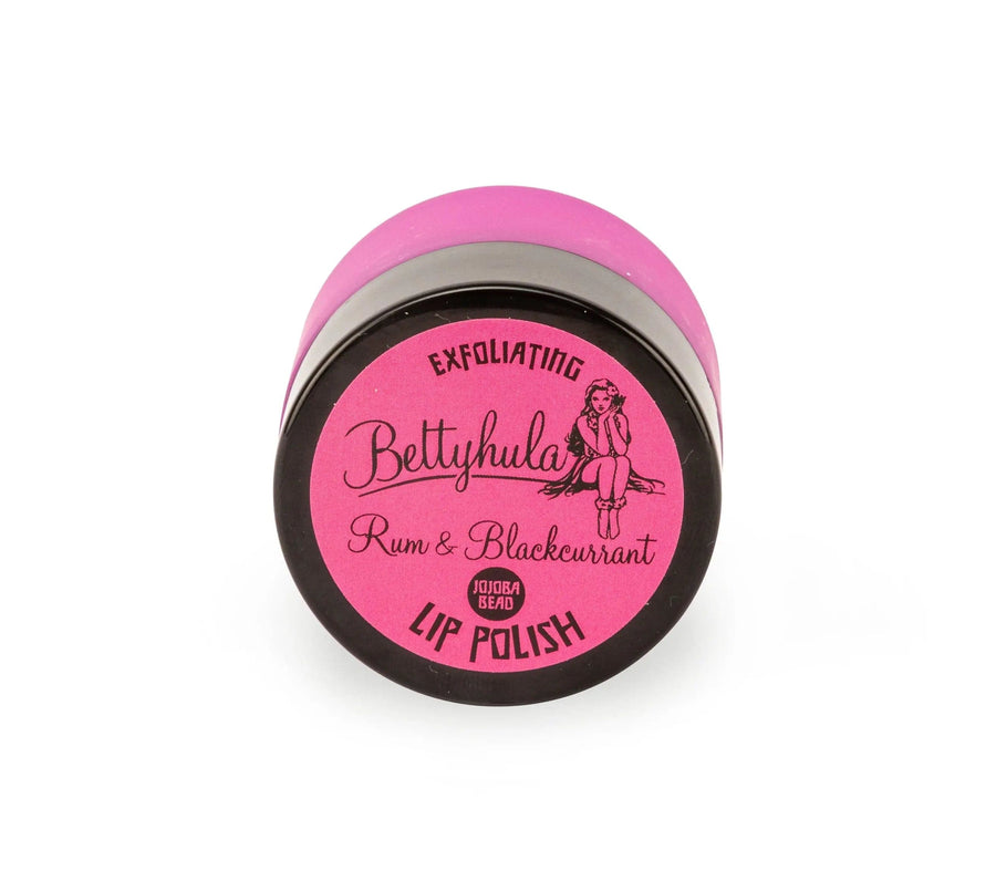 Betty Hula Lip balm Exfoliating lip polish. Rum & Blackcurrant