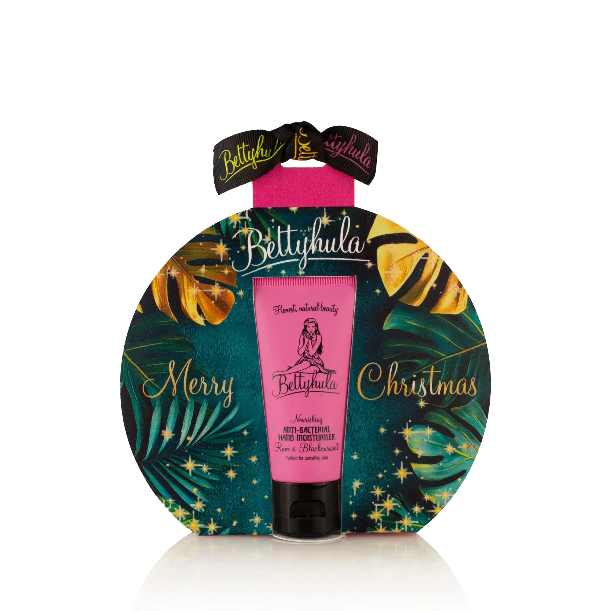 Festive christmas hand cream bauble Rum & Blackcurrant Betty Hula
