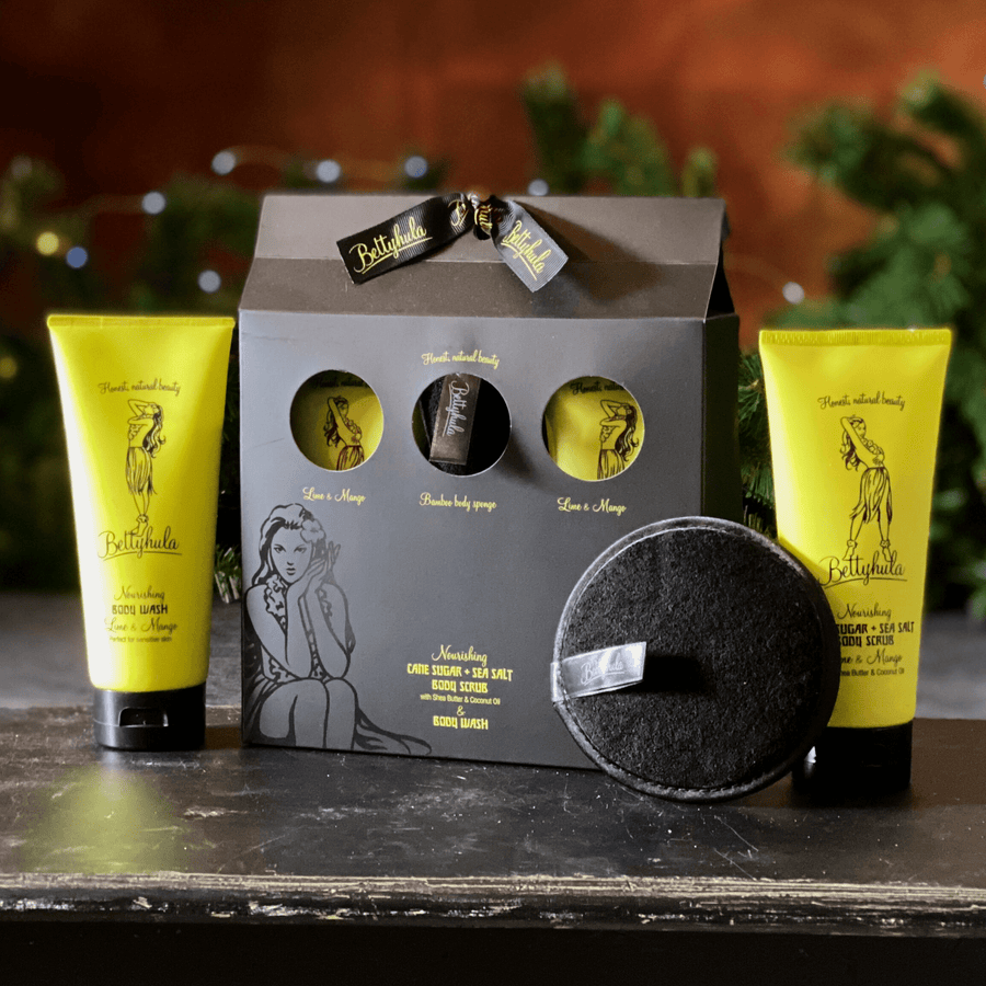 Betty Hula gifts Body & Shower Gift Set. Lime & Mango