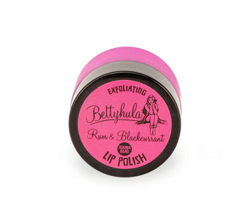 Betty Hula Lip balm Exfoliating lip polish. Rum & Blackcurrant