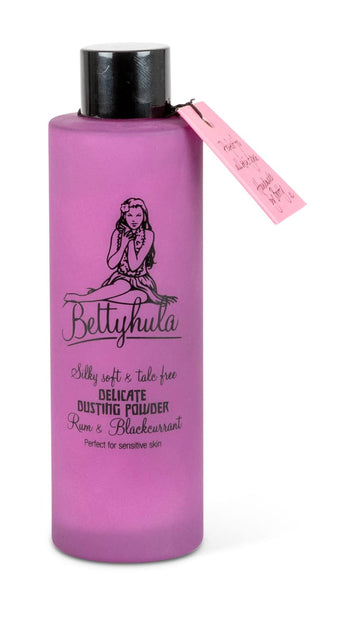 Betty Hula Talc-free dusting powder Dusting powder bottle. Rum & Blackcurrant